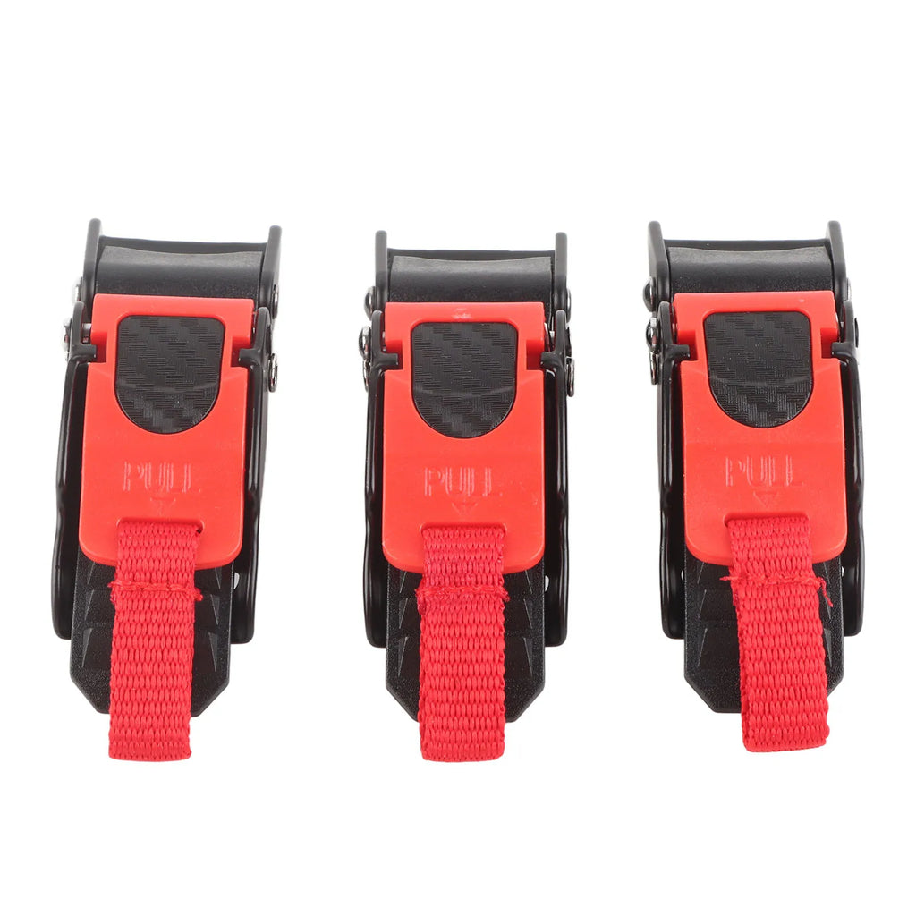 Motorcycle Helmet Buckle 3X Motorcycle Helmet Speed Clip Quick Release Chin Strap Button Pull Buckle Bike Helmet Button Buckle Qme Red
