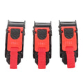 Motorcycle Helmet Buckle 3X Motorcycle Helmet Speed Clip Quick Release Chin Strap Button Pull Buckle Bike Helmet Button Buckle Qme Red