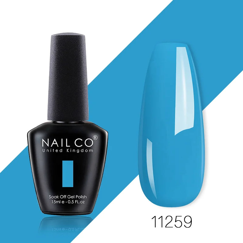 NAILCO 85 Colors Nail Gel UV LED Lacquer Manicure Varnish Hybrid Semi Qme