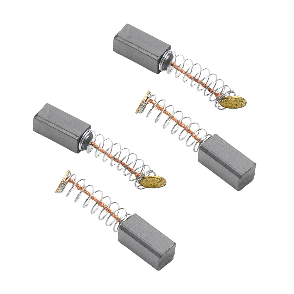 4pcs Carbon Brushes Spare Parts Mini Drill Electric Grinder Replacement For Electric Motors 10mm X 5 X 5mm Power Transmission Qme