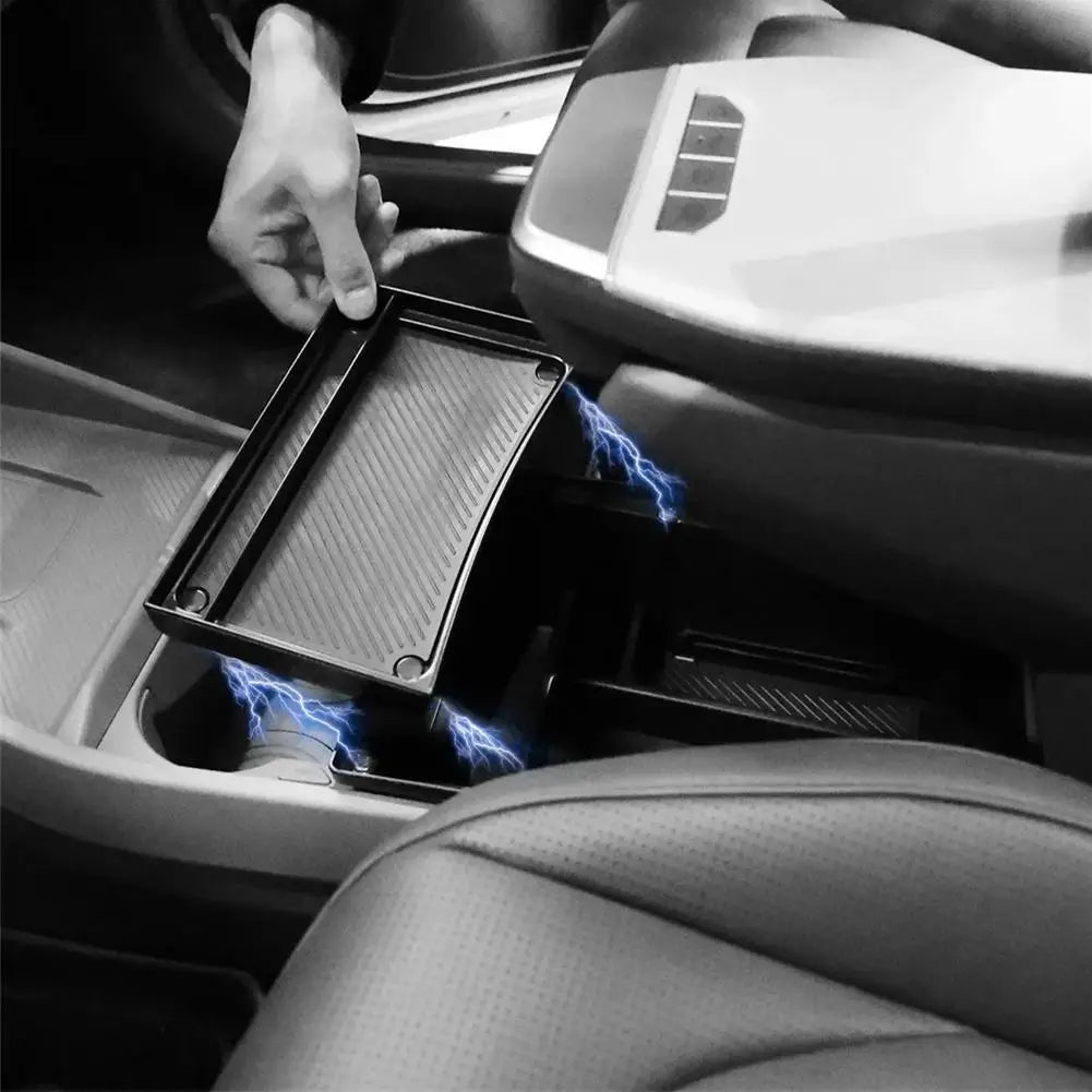 Console Armrest Under Storage Box Organizer Tray Kia ev3 Left Hand Qme