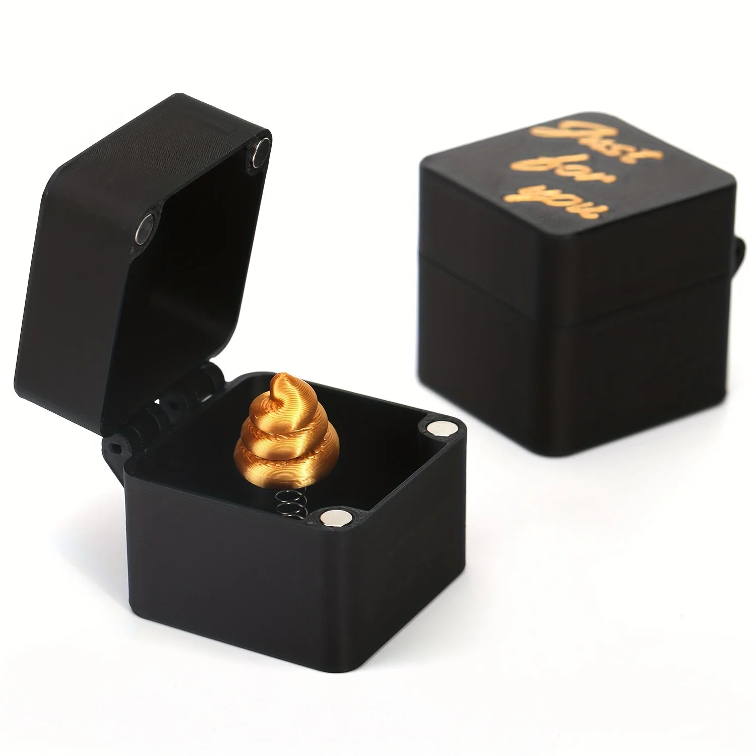 3D Printed Middle Finger Surprise Box Perfect Prank Novel Statue Qme Poop 2pcs