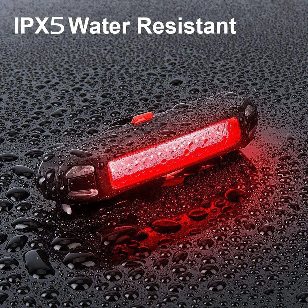USB Rechargeable LED Bike Tail Light 1-3 Pack, Bright Bicycle Black Light,Cycling Safety Flashlight Qme