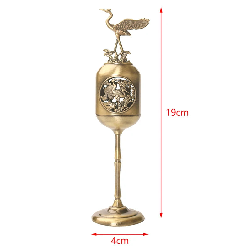 Magpie Hollow Lamp Sandalwood Fragrance Censer Smoking Backflow Incense Holder Tea House Ornaments Study Room Home Decor Qme C