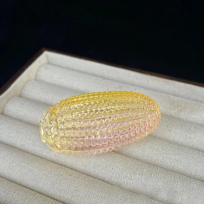 Desktop Decoration Photography Prop Good Luck Crystal Corn Ornament Qme A2