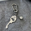 Carabiner Keychain Punk Star Oval Essential Icon Pendant Keyring Qme A2
