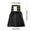 1 pair Trail Running Ankle Gaiters Trail Gaiters Low Waterproof Adjustable Trail Gaiters Low Durable Shoe Gators For Snow Hiking Qme Black