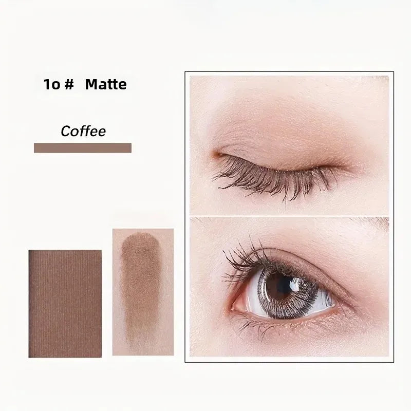 Professional 12 Colors Eyeshadow Palette Natural Shimmer Matte Nudes Cosmetic Eye Makeup Plate for Makeup Artists Qme