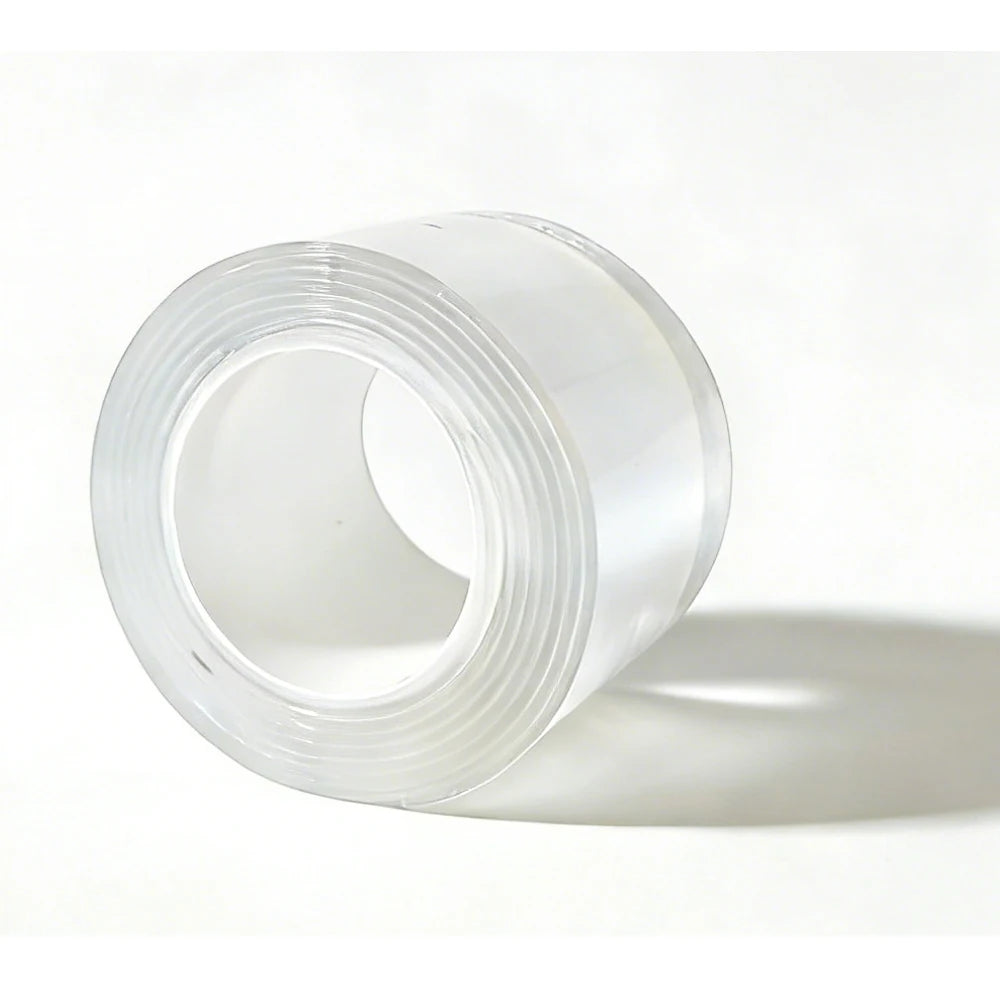 5cm Nano Tape Transparent Adhesive Tape Double-Side Super Strong Waterproof Glue for Home House Strip Heavy Duty Qme 5cmx1M 2mm 50mm