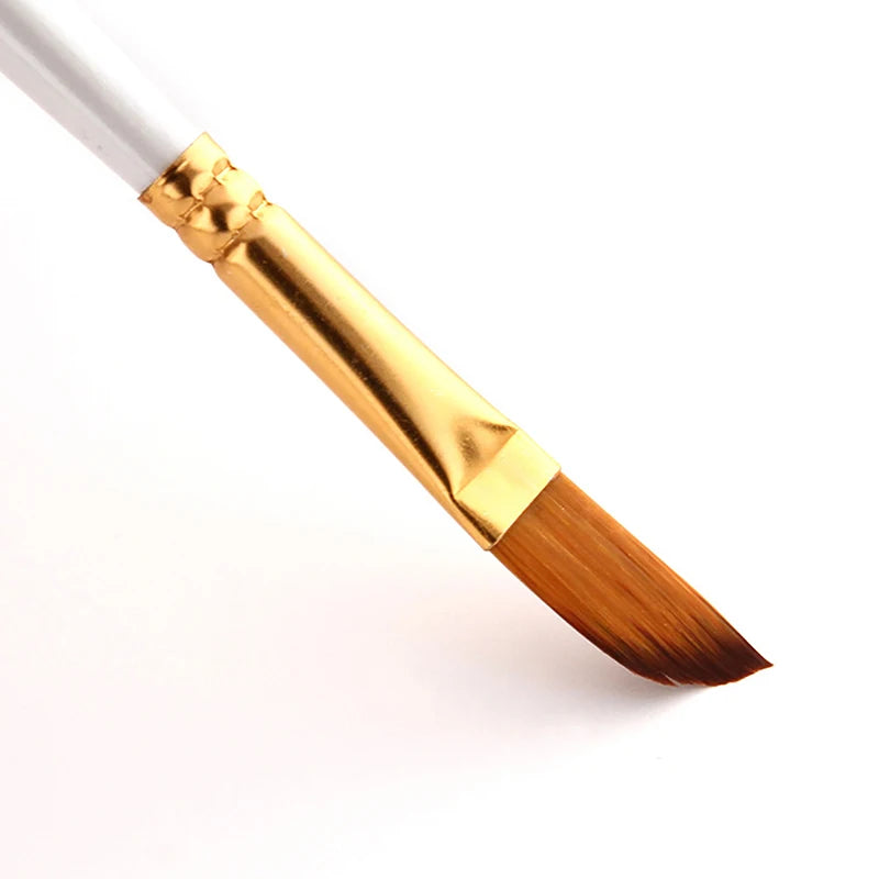 Painting Brushes Artist Brush Oil Acrylic Watercolor Gouache Paint Qme