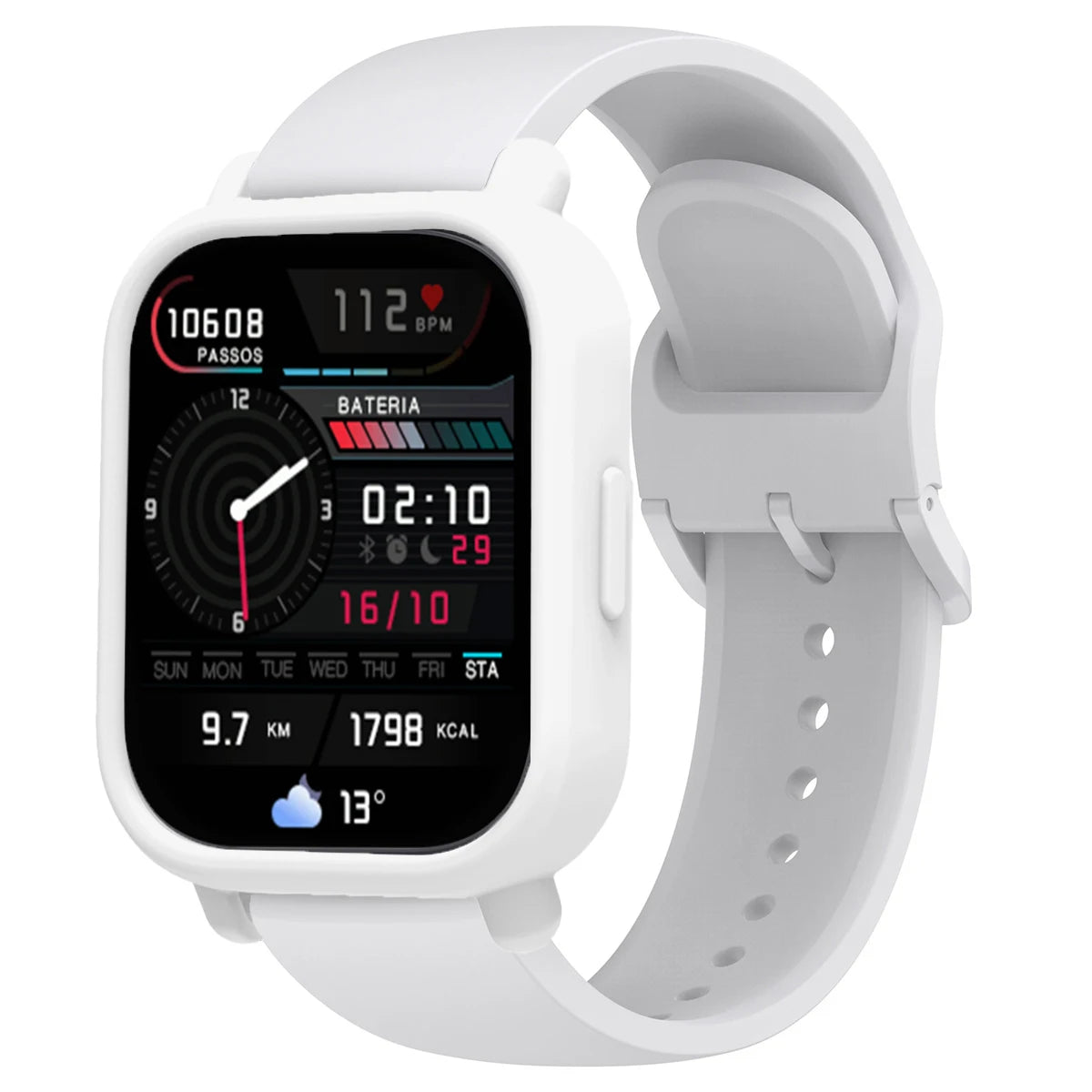 Silicone Case + Strap for Redmi Watch 5 Lite / 5 Active Repacement Bracelet Belt Smart Watchband Protective Shell Cover Qme HW Redmi Watch5 Active