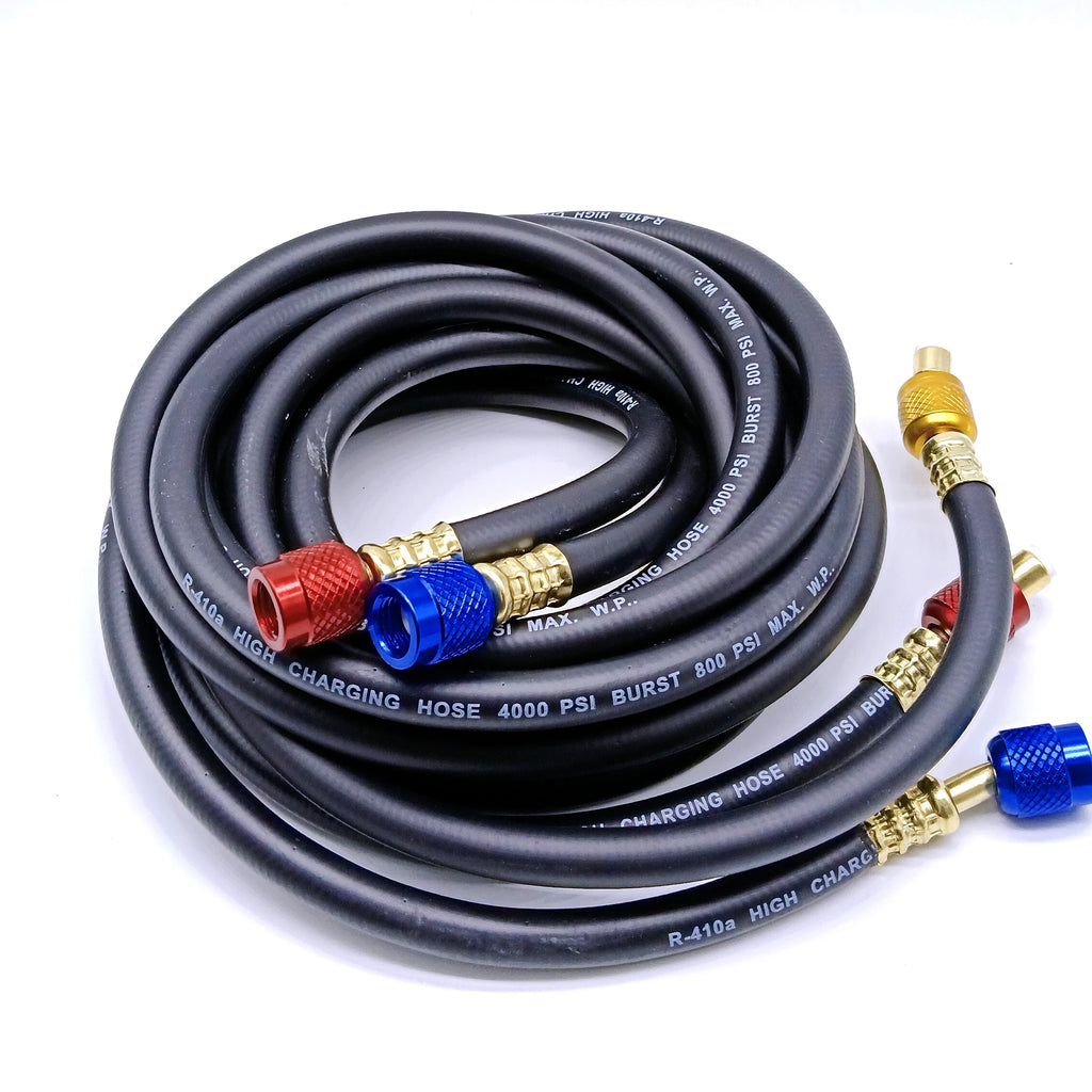 r134a R410A AC Refrigerant Charging Hoses HVAC Air conditioning tool car silicone hose pipe Air Condition System Maintenance Qme