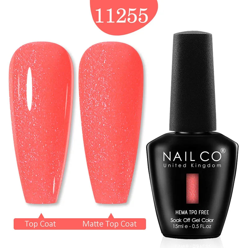 NAILCO Glitter Reflective Series Gel Nail Polish Nails Art Semi