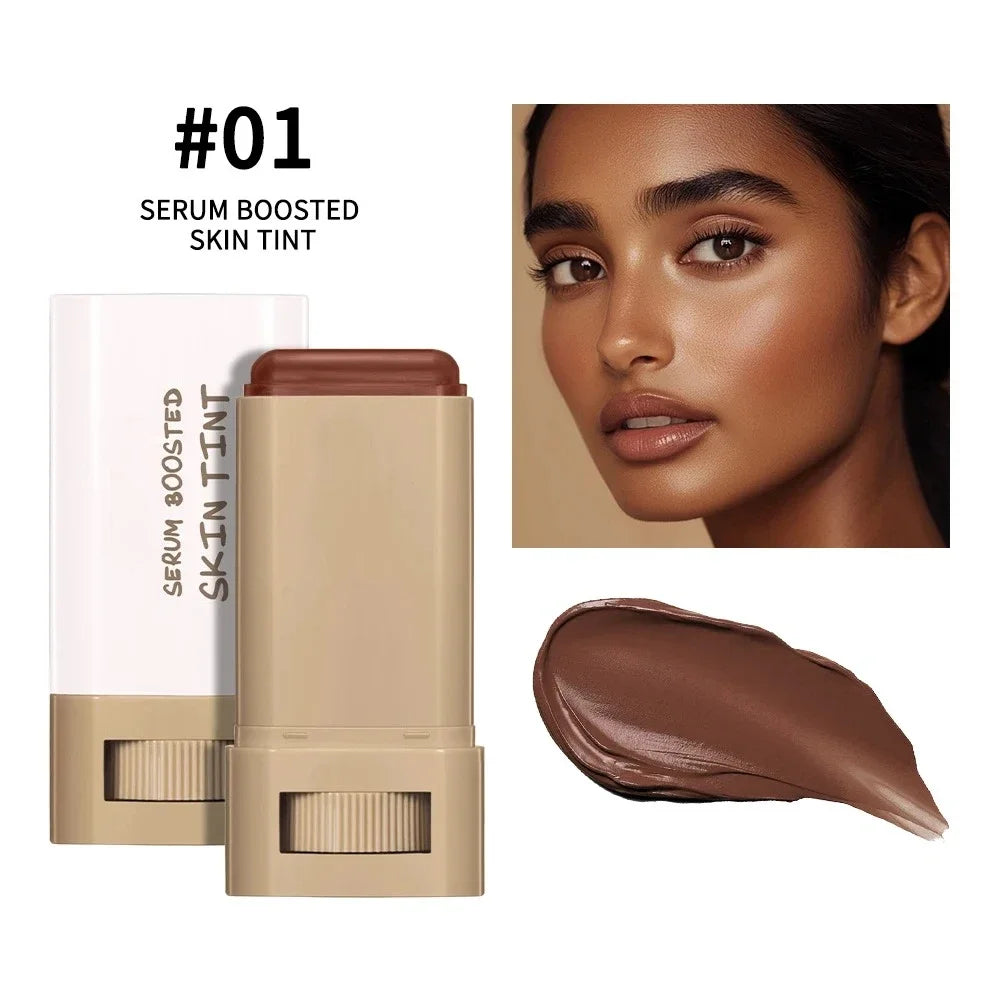 Stick Foundation Balm Serum Boosted Skin Tint Smooth Plumper Hight Qme Color 1