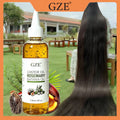 GZE Castor Rosemary Batana Hair Oil with Dried Herb Petals, Nourish Scalp, Strengthen Thin Hair, Repair Dry Frizzy Hair Qme GZE692