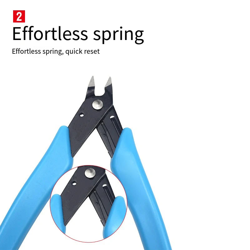 170 Clamp DIY Electronic Diagonal Pliers Side Cutting Nippers Wire Qme