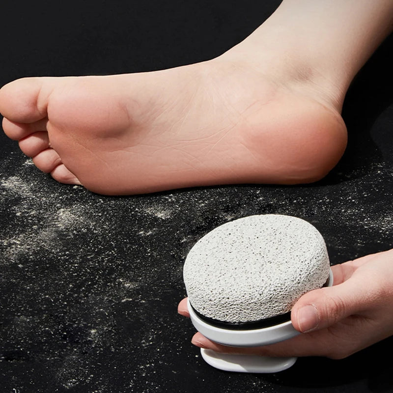 Grinding Feet Artifact Exfoliating Old Volcanic Stone Round Pumice Qme