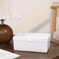 Multifunctional Photocard Idol Cards Storage Containers Dustproof Box Qme White