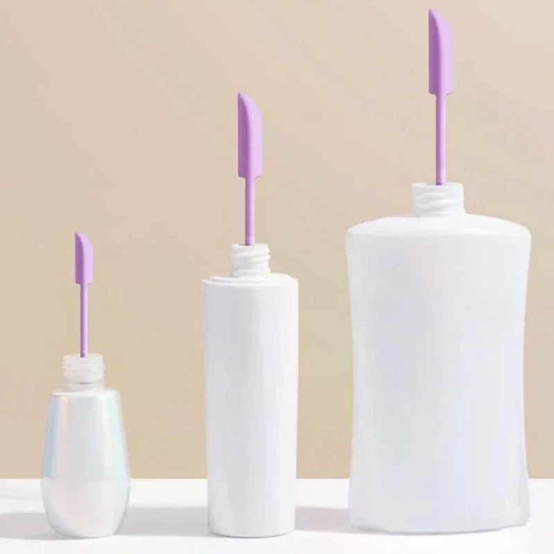 Silicone Spatula Double-headed Scraper Cosmetic Jam Cream Deep Bottle Qme