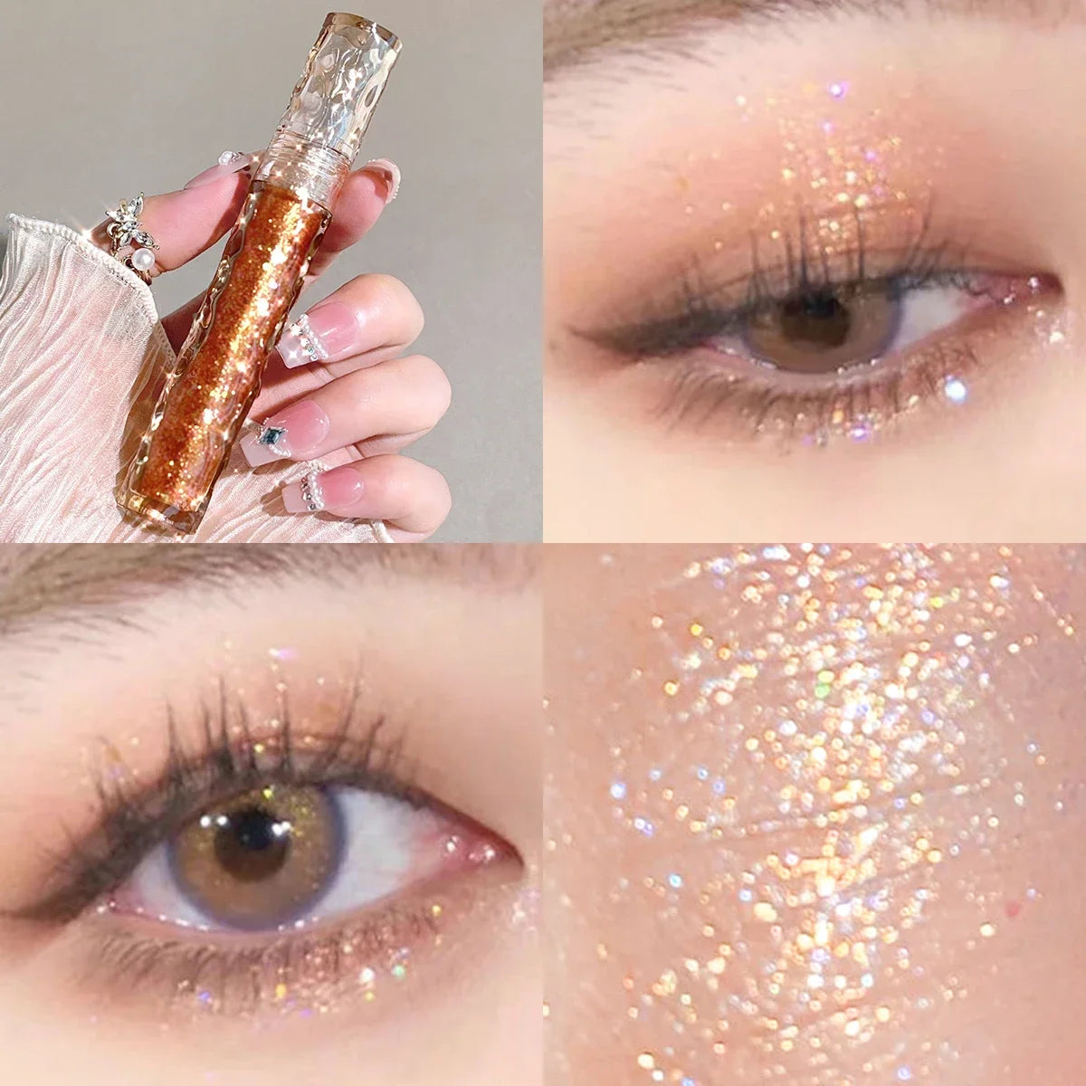 HISYI Colorful Star Flash Eyeshadow Pearlescent Sequins Brighten Eye Qme 05