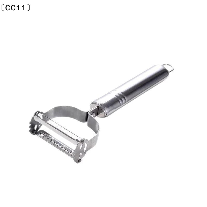 Stainless Steel Dual Side Vegetable Peeler Peeling Julienning Qme