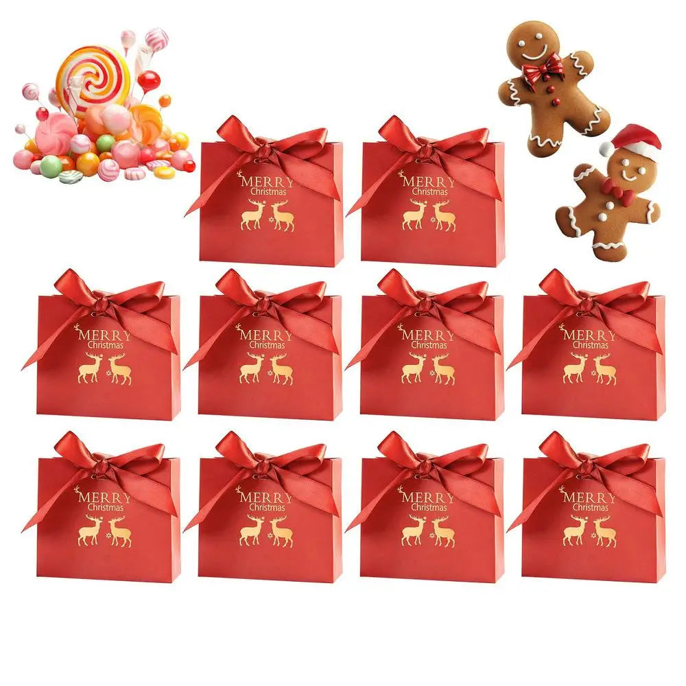 Holiday Bags Bow Tie 10 Festive Christmas Supports Sharing Festival Qme Red China Mainland Other