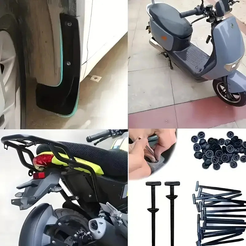 Multi Functional Zip Ties, Snap Fasteners, Through Nails, Fixed Engine Floor, Fender Lining, Mudguard, Trunk Cover, Etc Qme