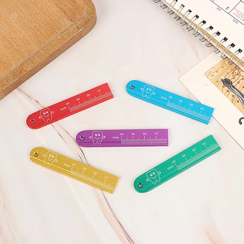 Aluminium Dental Endo Rulers Span Measure Scale Endodontic Finger Qme