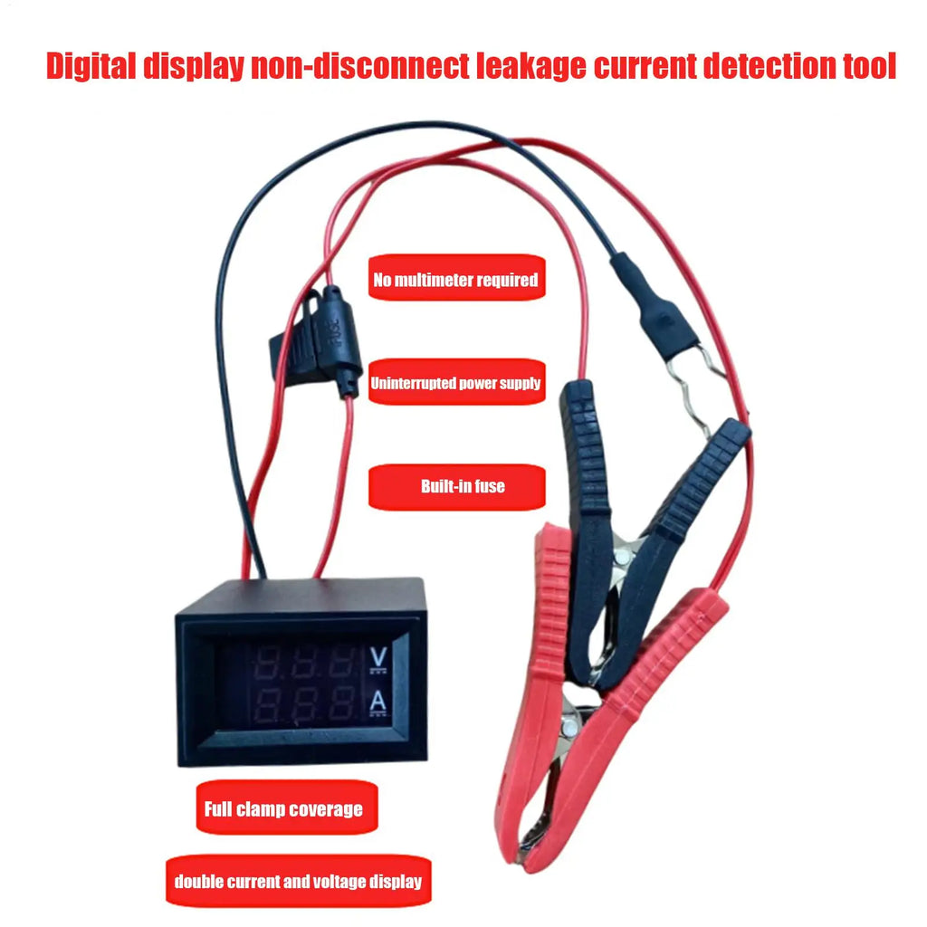 Electric Vehicle Leakage Detection Tool Quickly Precise Multi-functional Finder Broken Wire Detector for Lawnmowers Trucks RVs Qme