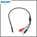5pcs Audio pickup Wide Range High Sensitive Mini CCTV Microphone for Security Camera Qme 5pcs