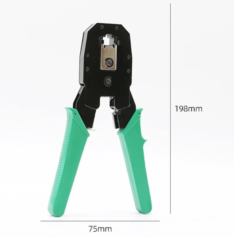 Stripping Crimping Pliers Network Cable Clamp Pliers +Professional Network Cable Tester RJ45 RJ11 RJ12 CAT5 UTP LAN Cable Tester Qme