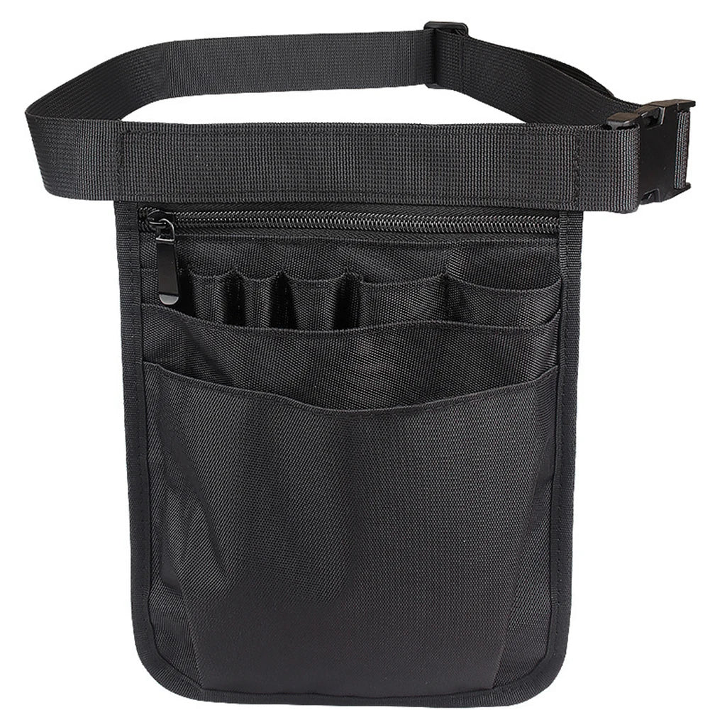 Tool Waist Bag Oxford Cloth Hand Repair Hardware Toolkit Adjustable Storage Bags Multi-compartment Pocket Bag Qme