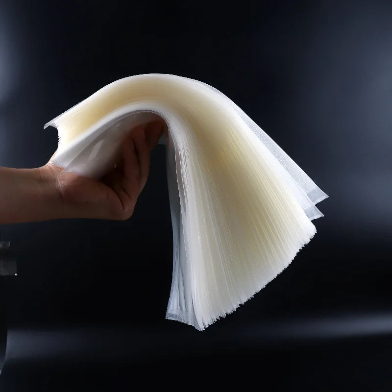 100pcs/lot Mesh Vacuum Bags for Food Preservation - Vacuum Sealer Storage Bags for Deli Meat, Steak, Qme