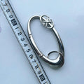 Zinc Alloy Bag Charm Trinkets Keychain Cross Carabiner Keychain Camping Hiking Outdoor Climber Waist Pendant Accessories Gift Qme A2