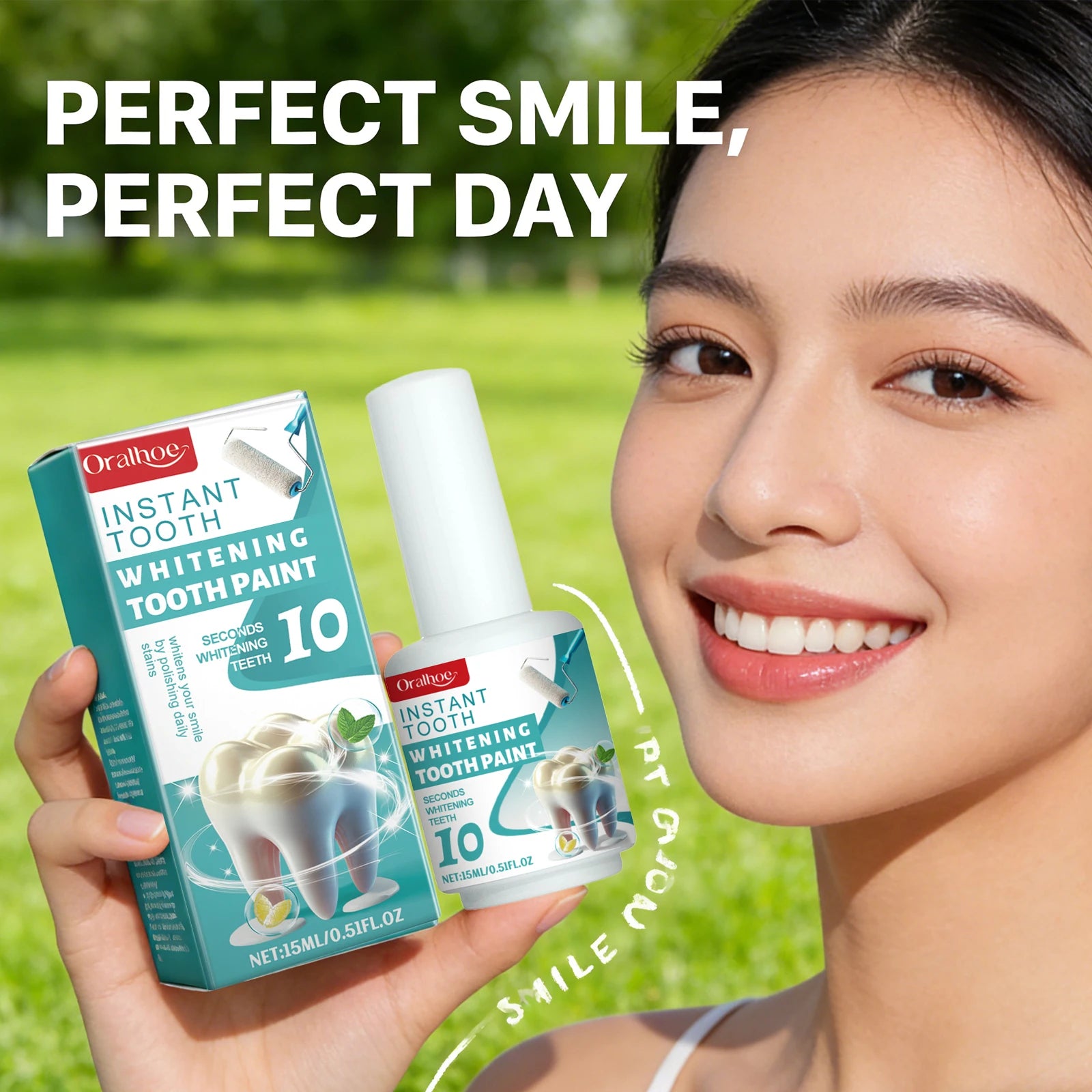 Teeth White Paint Remove Plaque Stain Anti Pigmentation Oral Cleaning Fresh Breath Long-Lasting Brighten Tooth Care Enamel Paint Qme