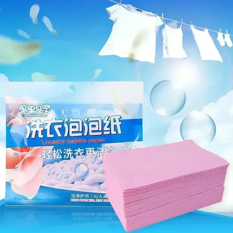30/60/120pcs Soluble Laundry Tablets Powerful Stain Remover Laundry Soap Powder Washing Machine Cleaning Tablets Detergent Qme