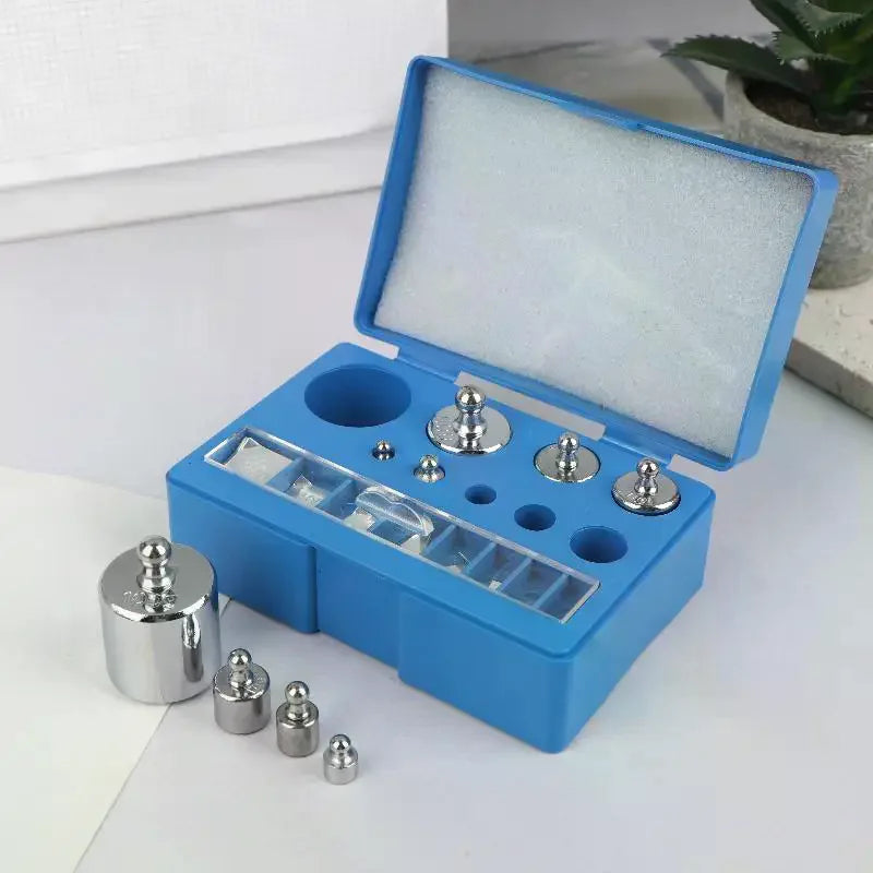17Pcs 10mg-100g Precision Digital Scale Calibration Weight Set Weighting Tools 100g 50g 20g 10g 5g 2g 1g 1000mg Tablet Code Qme