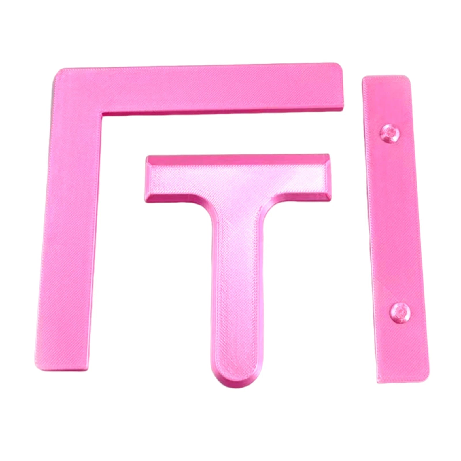 3-Piece Set Diamond Painting Alignment Ruler Diamond Art Straightening Tool Fits Square Kits for Adults Keeps Drills Aligned Qme Peach Pink