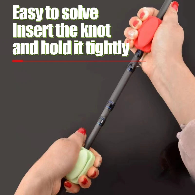 Silicone Fishing Rod Holder Straps 5 Hole Lightweight Tackle Ties Qme