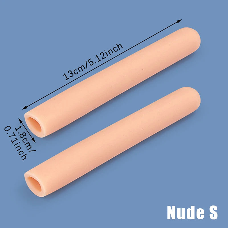 Gel Toe Separator Finger Protector Silicone Cushion Tubes Sleeves Qme 1pc 1