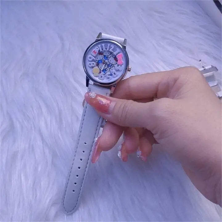 Hello Kitty Cartoon Watch Stylish Watches for Students Cute and Unique Birthday Gifts for Couples Qme 2