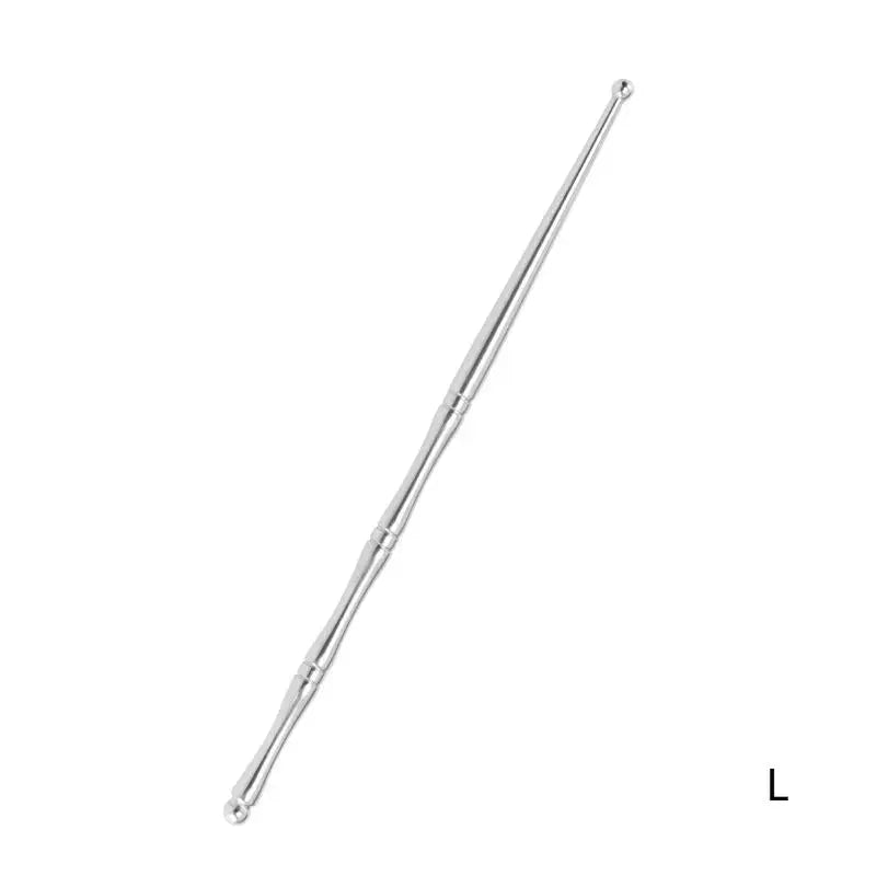 1 Acupuncture Double Head Face Ear Massage Tool Steel Acupressure Pen Qme L A
