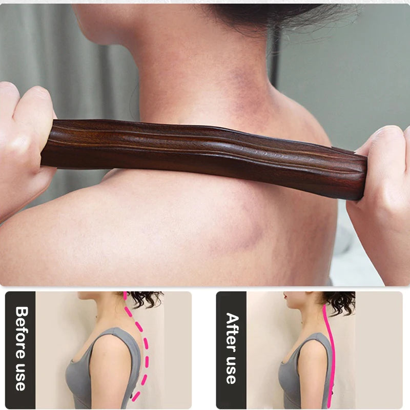 Massage Guasha Scraping Stick Tools Back Shoulder Neck Waist Leg Qme
