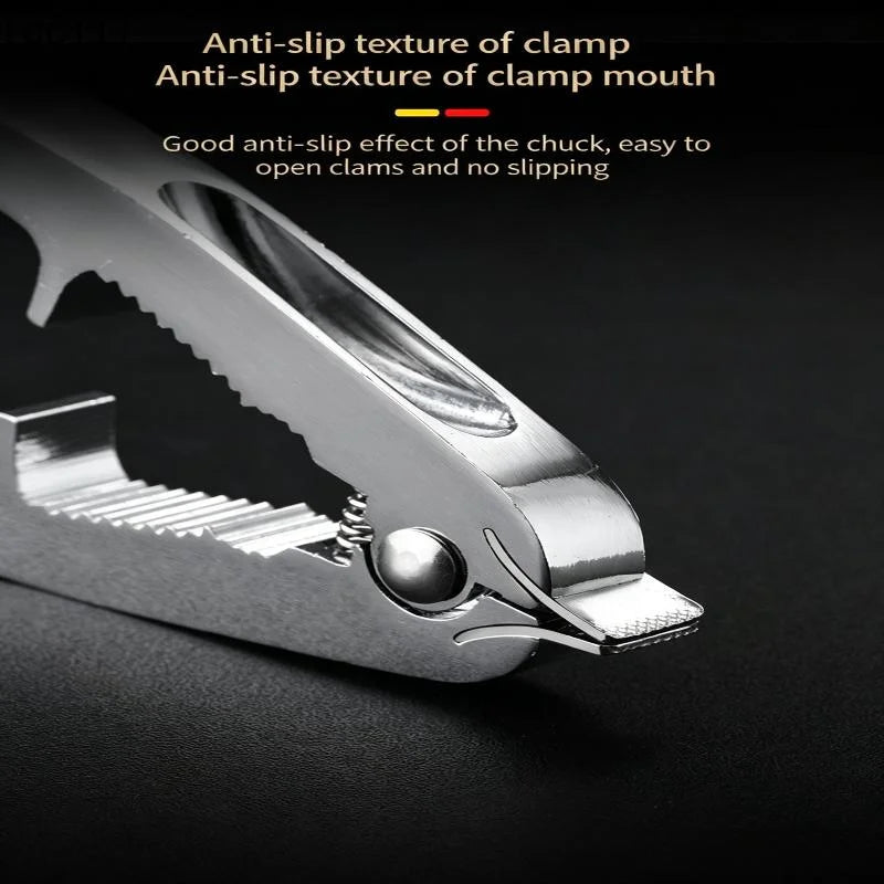 Oyster Opener Tool Seafood Cracker Clam Kitchenware Zinc Alloy Qme