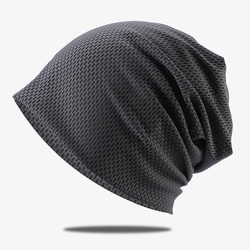 Breathable Running Headband Sweat-wicking Quick-dry Sports Head Cover Qme GRAY