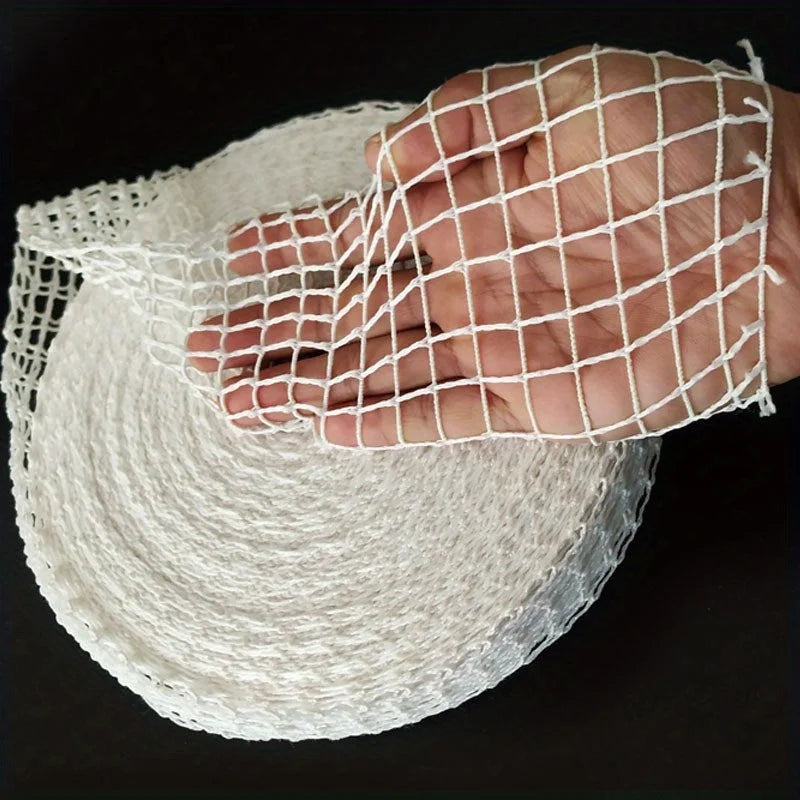 1pc, Meat Net, Meat Netting Roll, Beef Netting, Meat Net For Hot Dog, Ham Sausage, Kitchen Household Elastic Beef Netting Qme white 5m