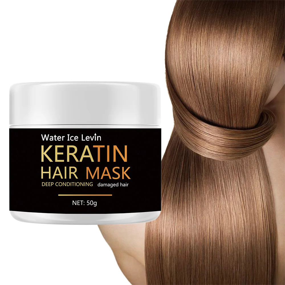 Keratin Hair Mask 5 Seconds Repair Damage Frizzy Hair Mask Damage Hair Mask Treatment Scalp Hair Shiny Hair Care Qme