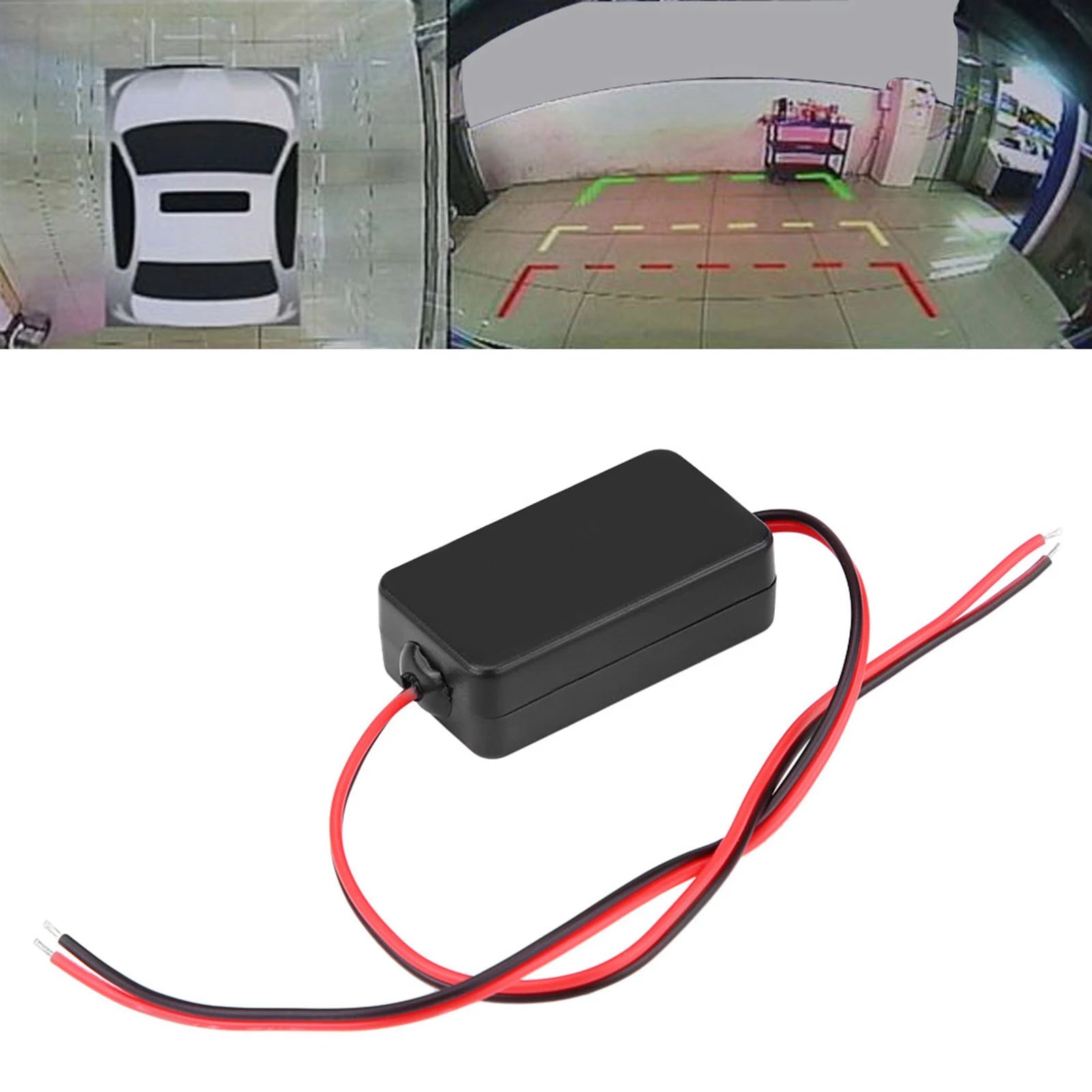 12V Car Rearview Camera Power Relay Capacitor Filter Rectifier Power Filter Rectifier Filter Rectifier Relay Filter Rectifier Qme