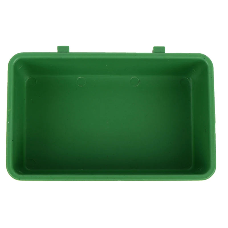 Small Plastic Bird Bath Tub Parrot Shower Bathtub Bird Food Bowl for Feeders. Qme