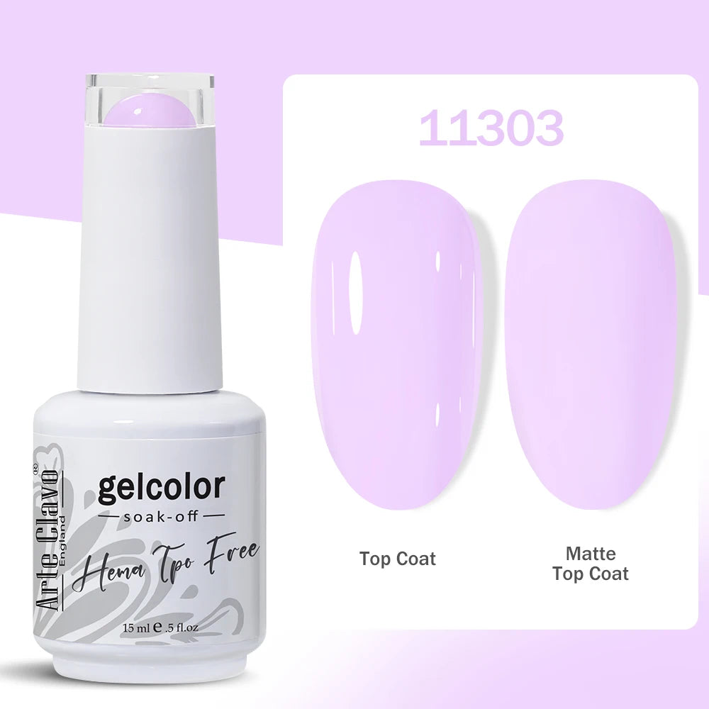 Arte Clavo Nail Art Semi Permanent Gel Polish Supplies Professionals Qme 11303